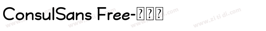 ConsulSans Free字体转换